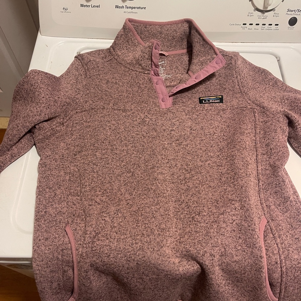 L.L. Bean Pink Pullover Sweater